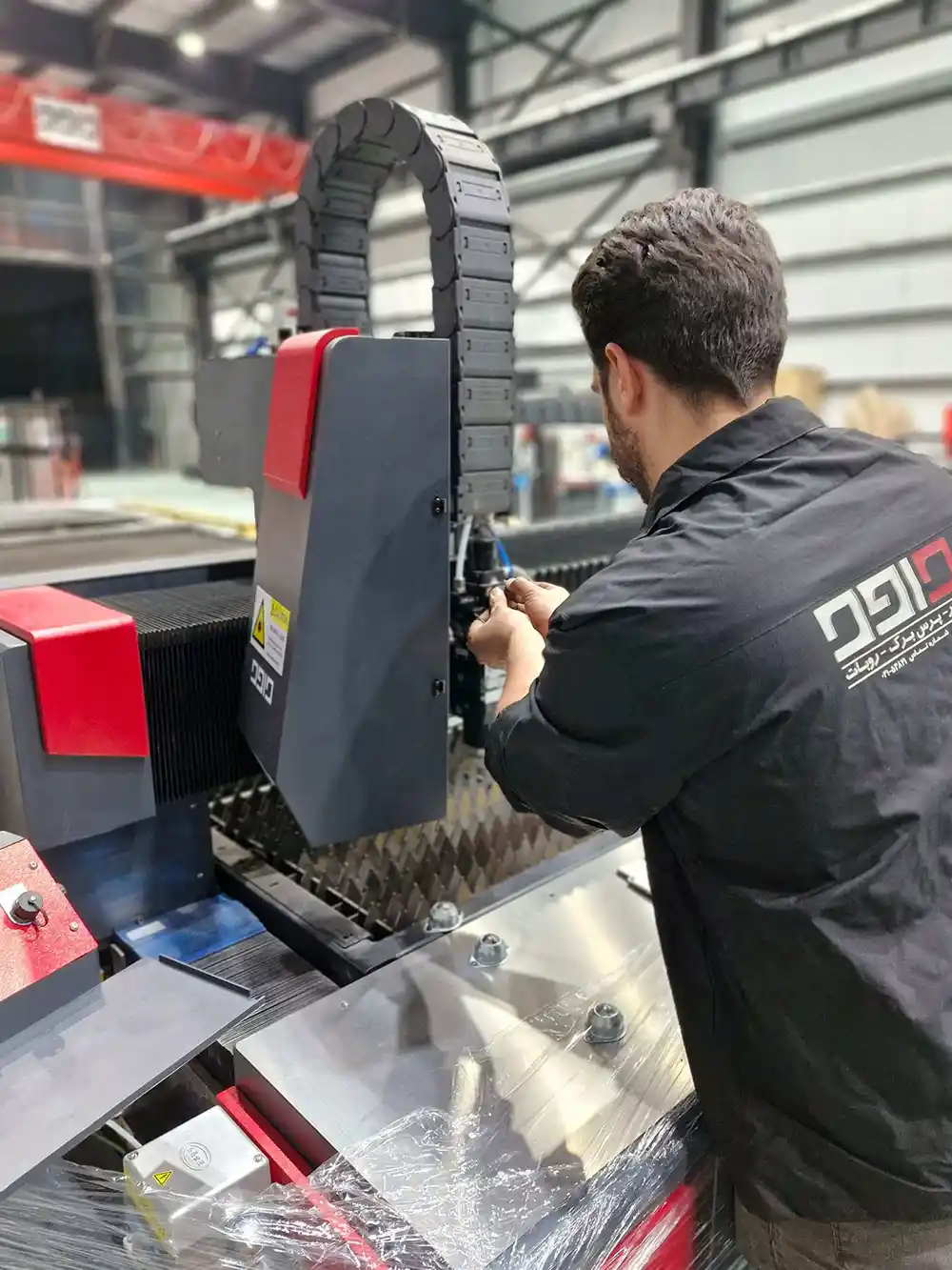 نصب دستگاه برش لیزر